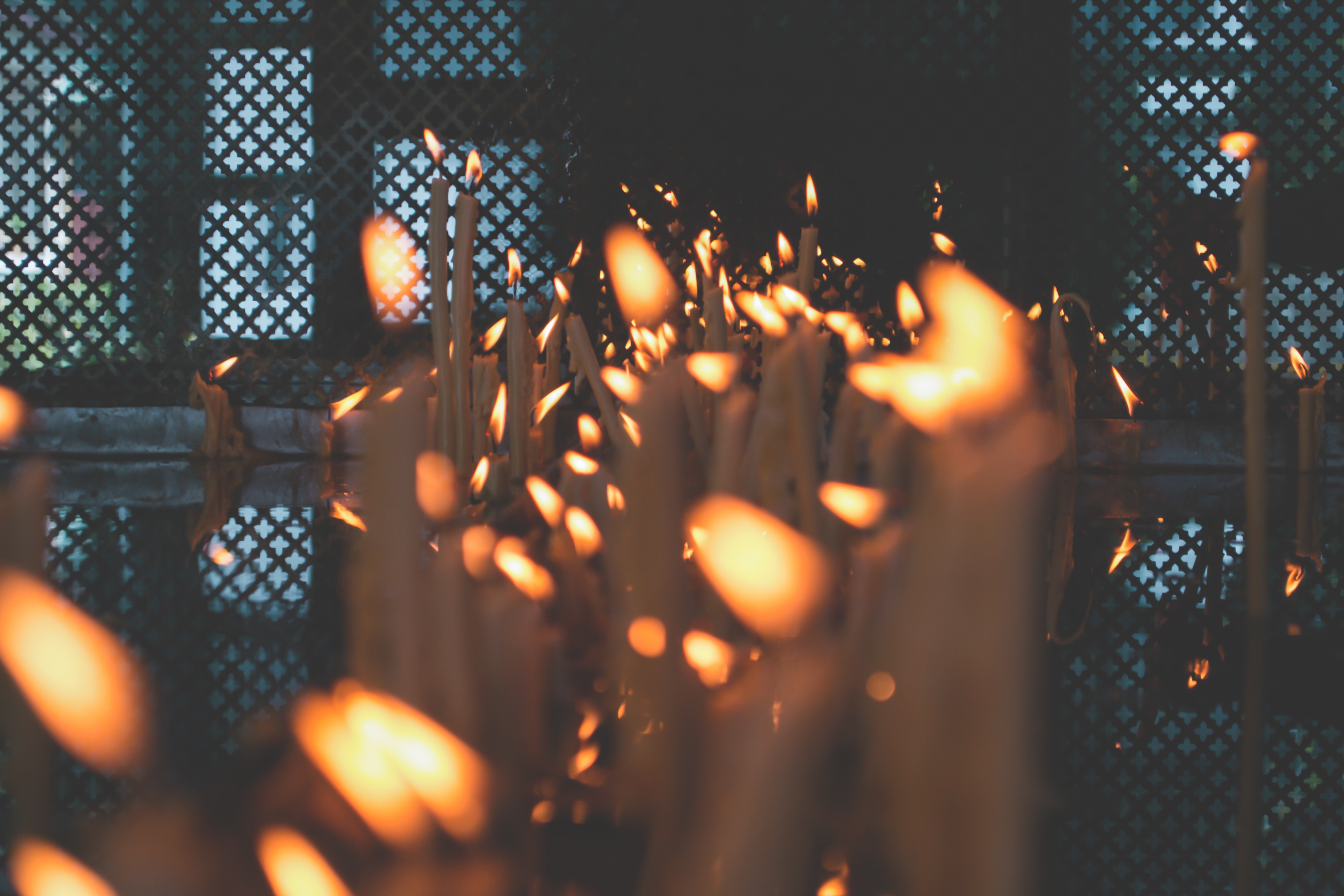 Votive Candles Freestocks Org Free Stock Photo