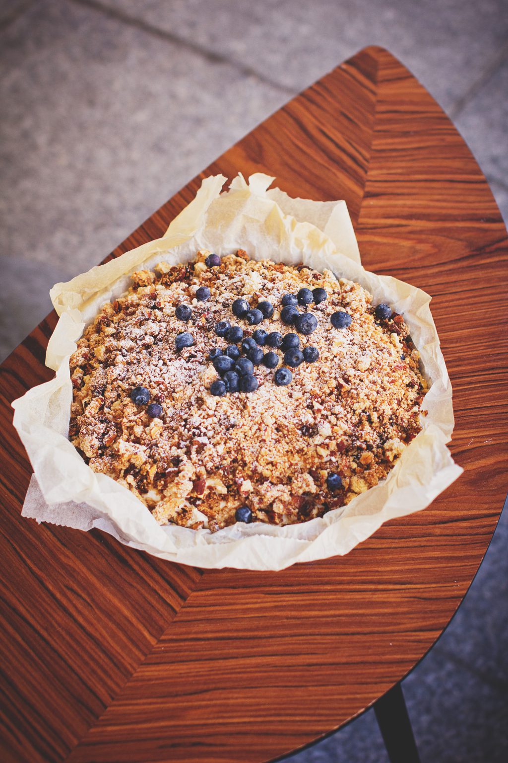 Blueberry pie - free stock photo