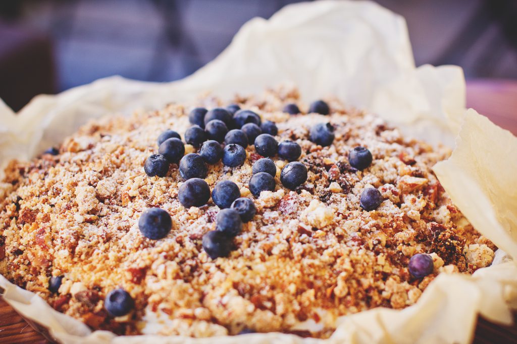 Blueberry pie 2 - free stock photo