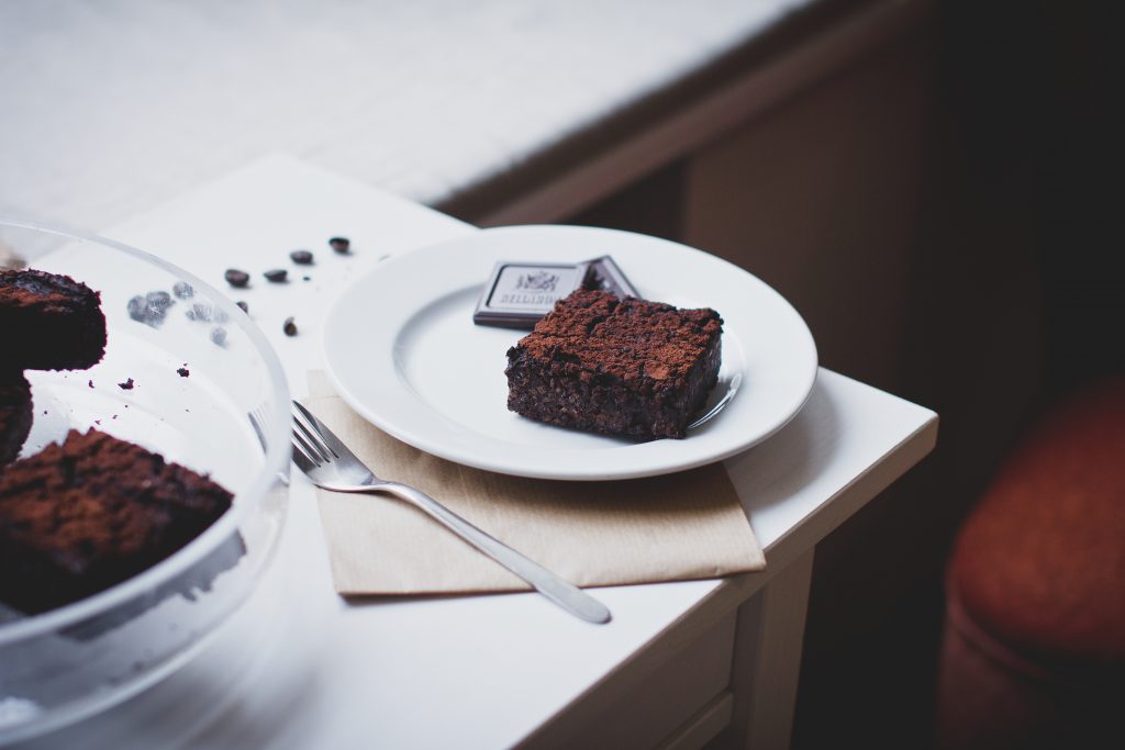 Gluten-free brownie - free stock photo