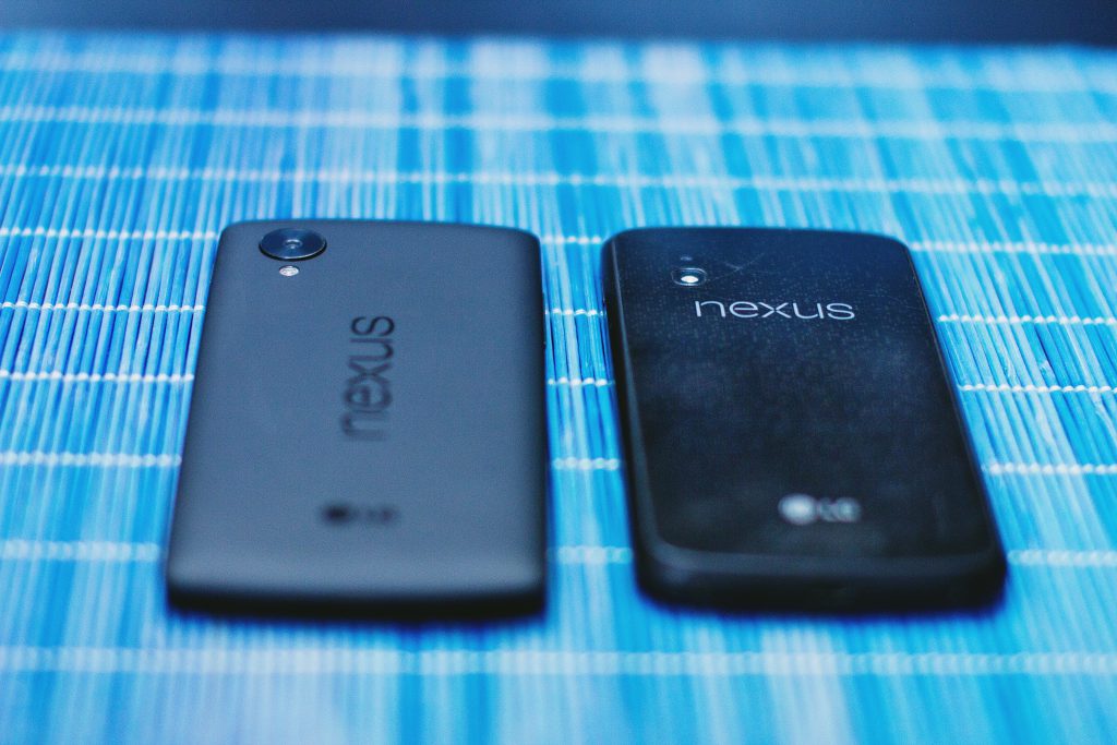 Google Nexus 4 and 5 - free stock photo