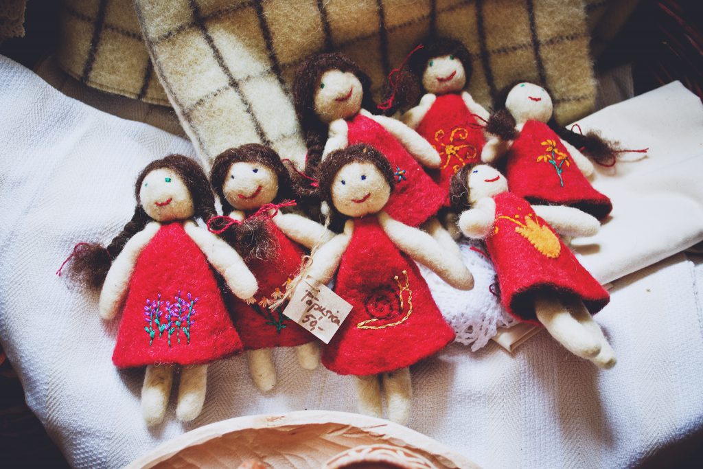 Handmade dolls - free stock photo