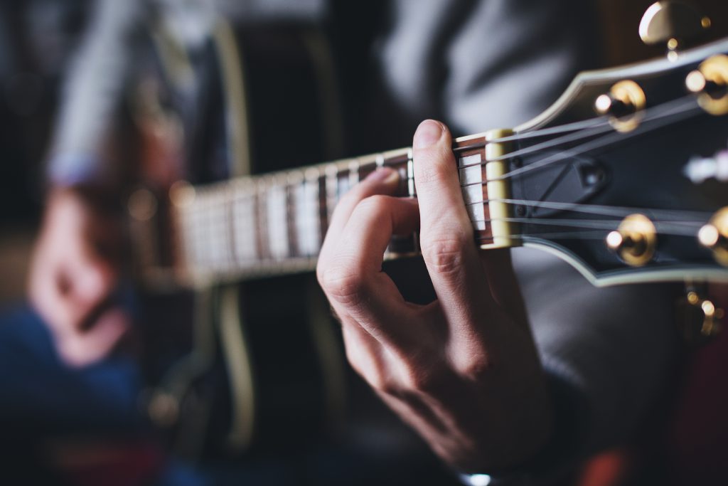 Playing guitar - free stock photo