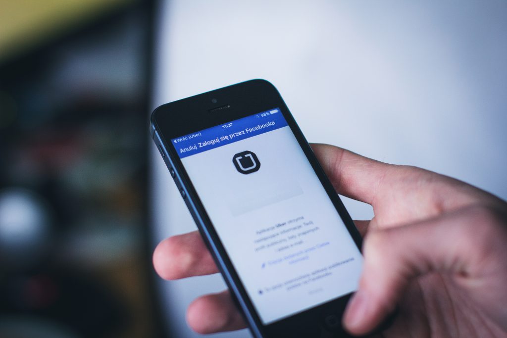 Uber Facebook login - free stock photo