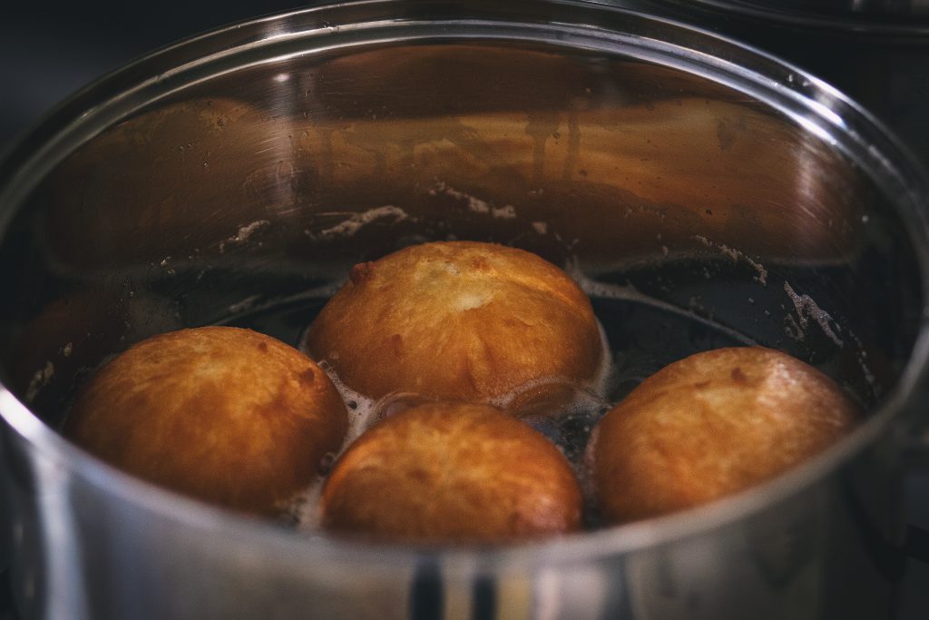 Making donuts 2 - free stock photo