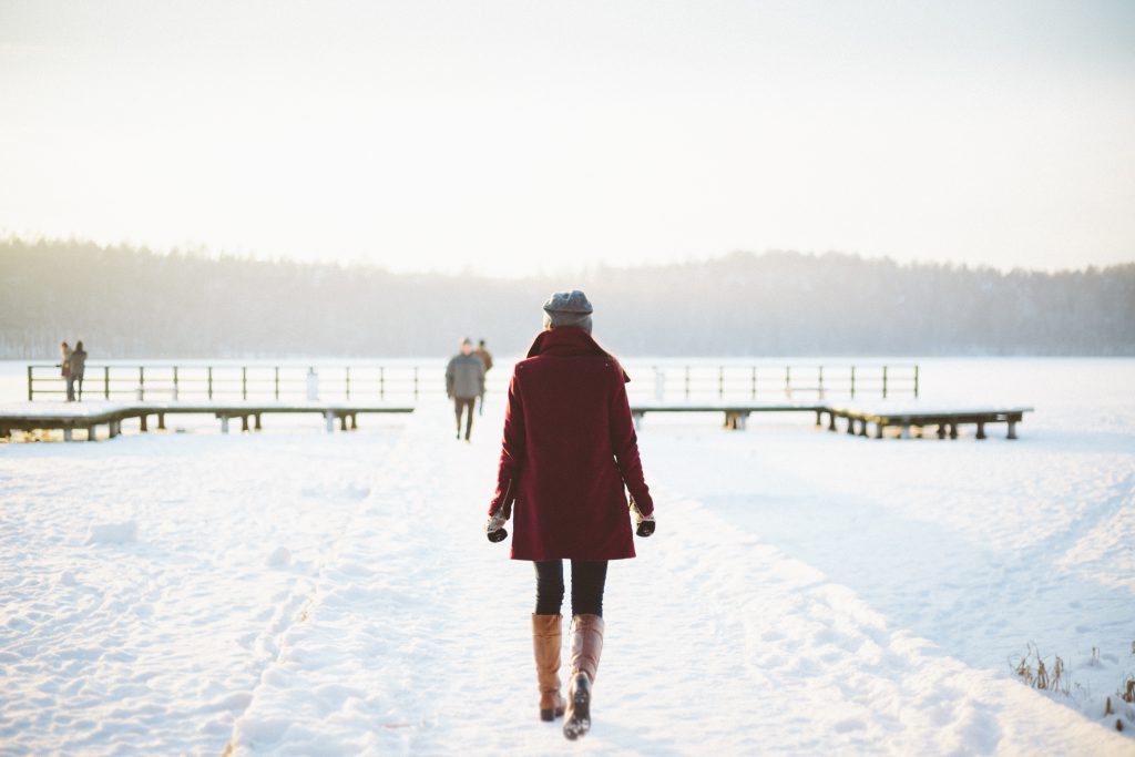 Girl walking - free stock photo