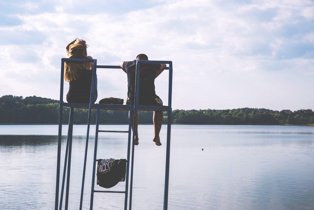 By the lake - free stock photo