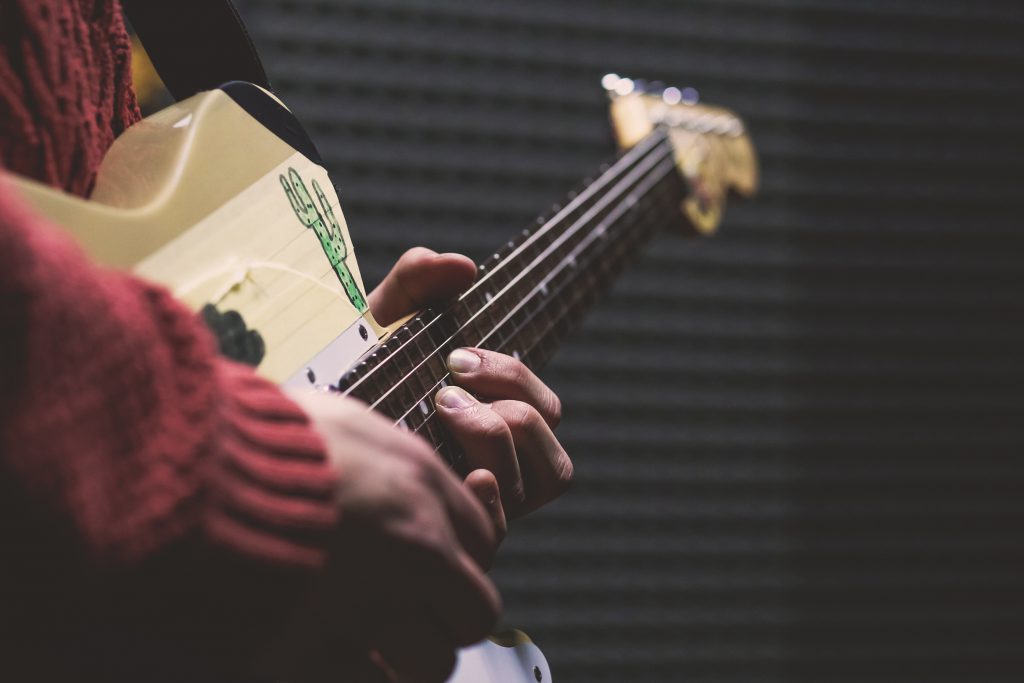 Telecaster player 3 - free stock photo