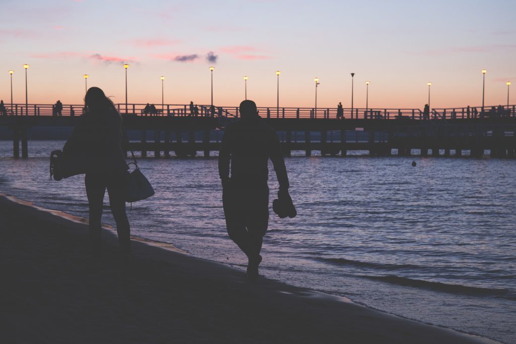 Evening walk - free stock photo