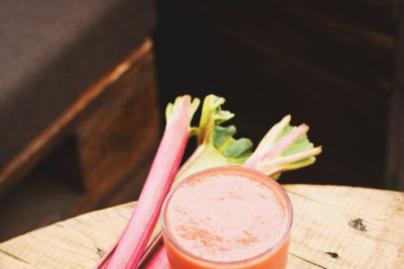 Pear and rhubarb smoothie 6 - free stock photo