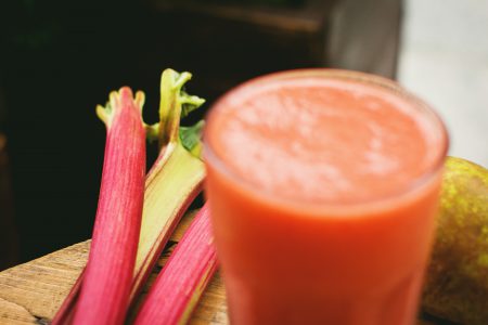 Pear and rhubarb smoothie 7 - free stock photo