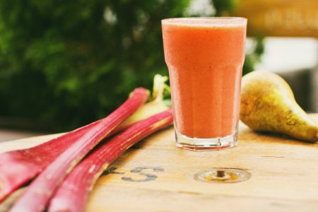 Pear and rhubarb smoothie 8 - free stock photo