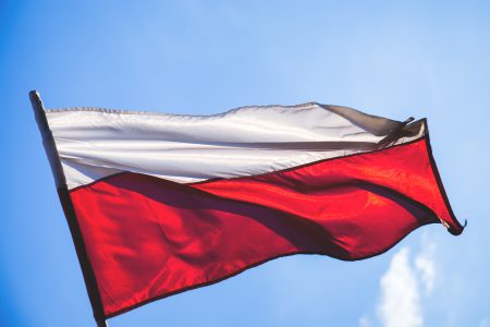 Polish flag - free stock photo