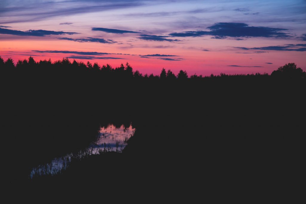 Sky at dusk - free stock photo