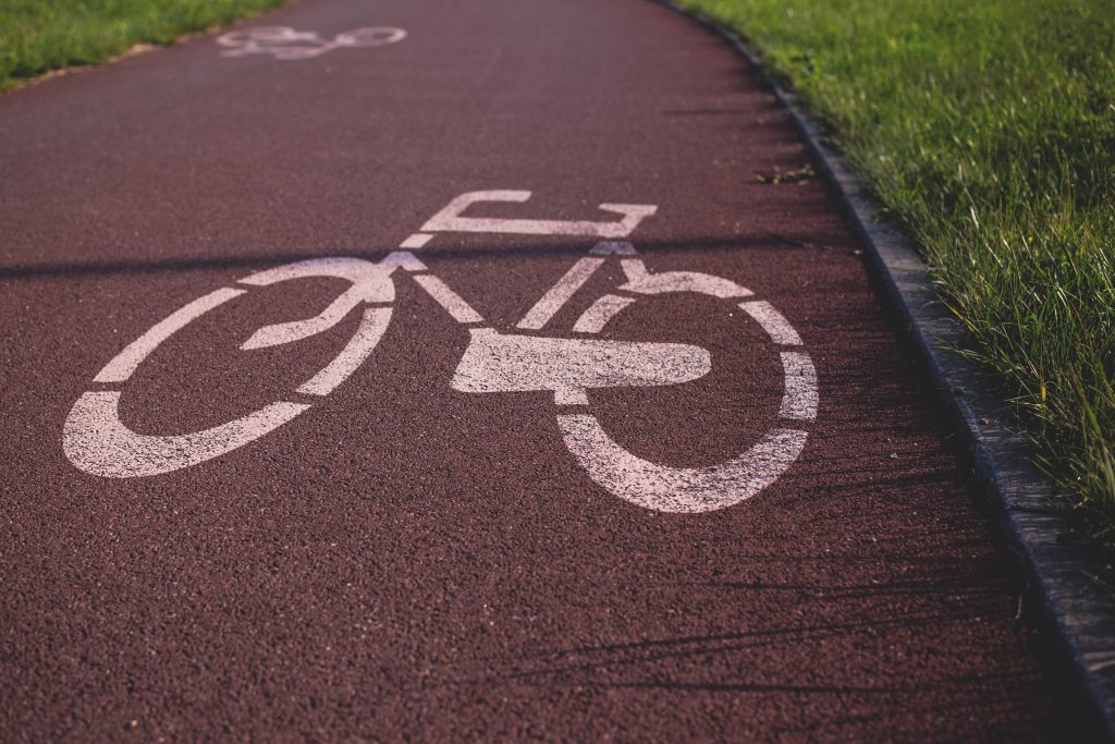 Bike path - free stock photo