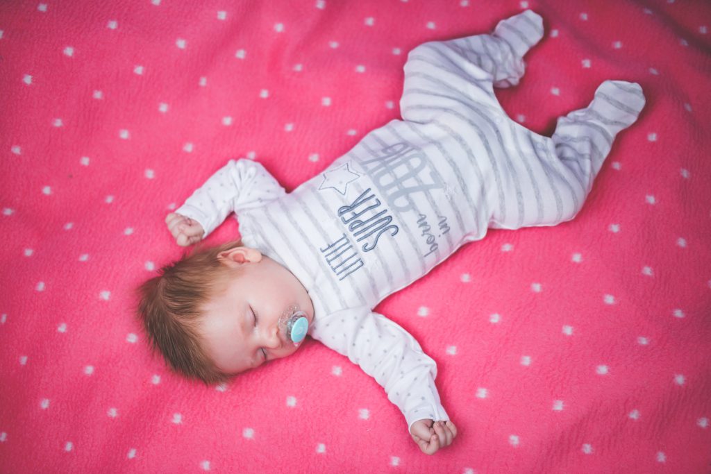 Cute baby sleeping - free stock photo