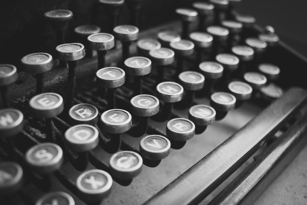 Old typewriter - free stock photo