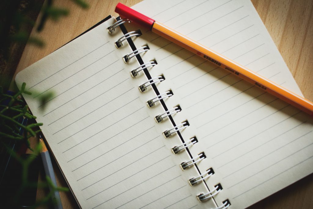 Open notebook 2 - free stock photo