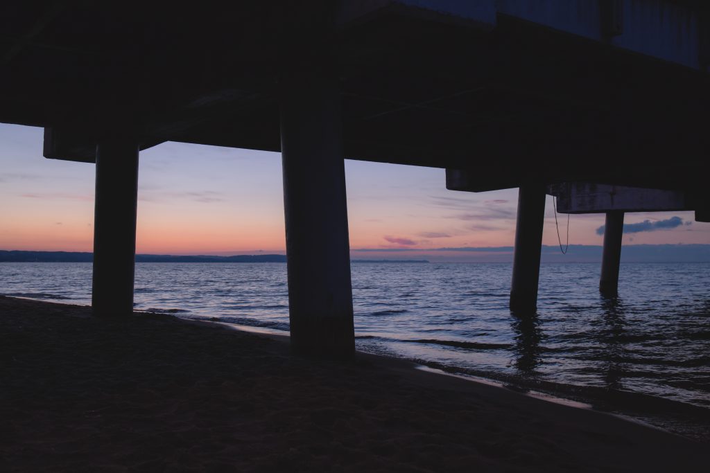 Under the pier - free stock photo