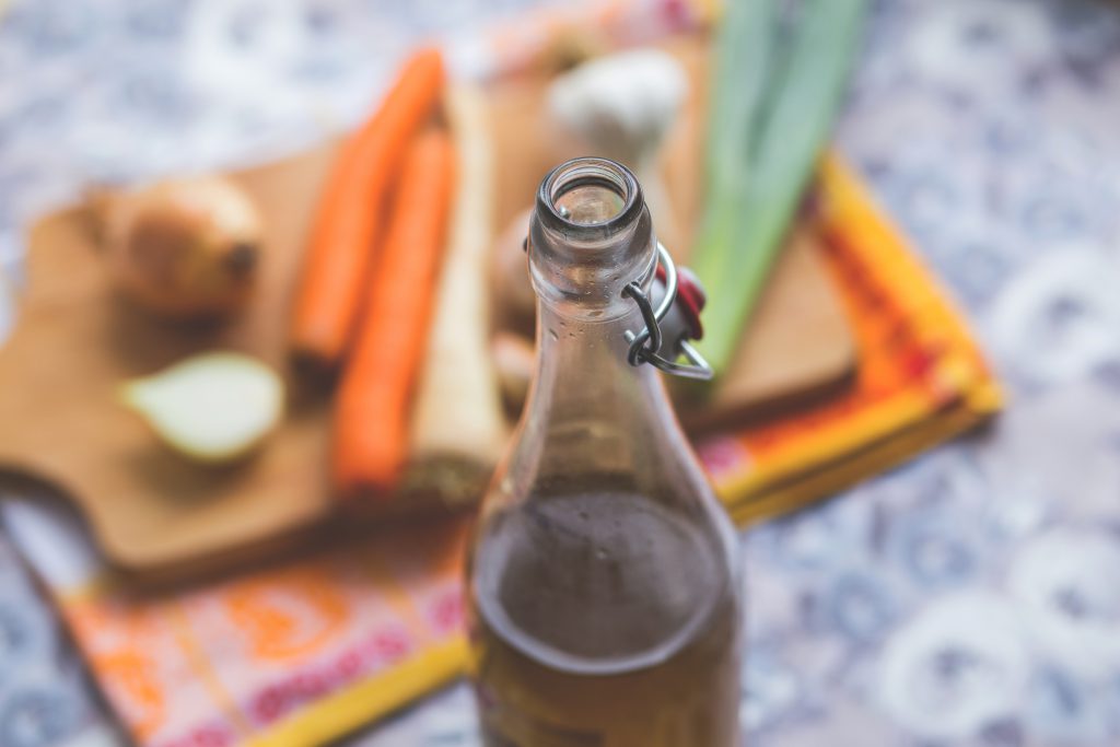 Bottle of olive oil - free stock photo