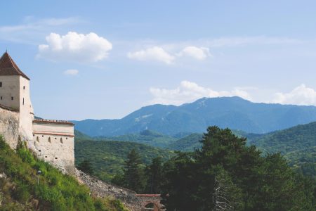 Râșnov castle landscape - free stock photo