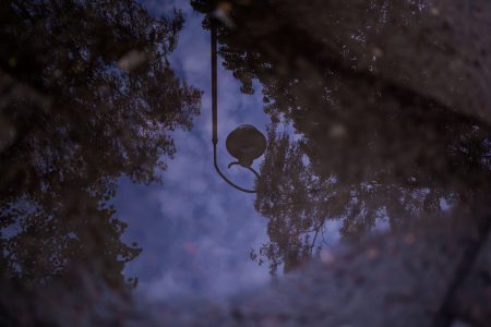 Reflection in the puddle 3 - free stock photo