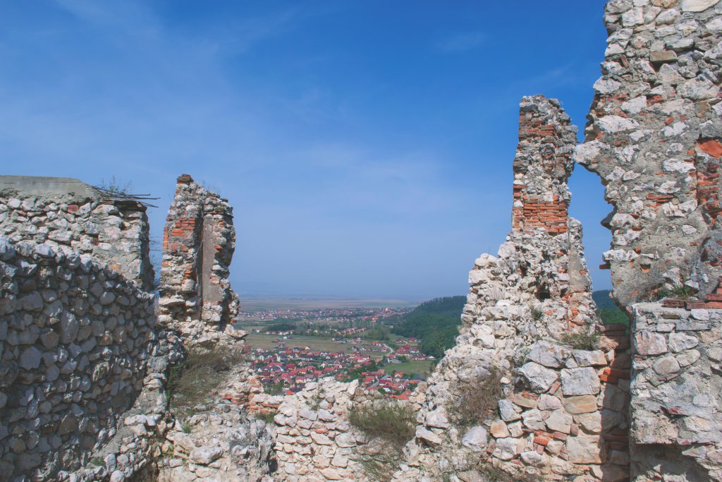 Ruins of a castle - free stock photo