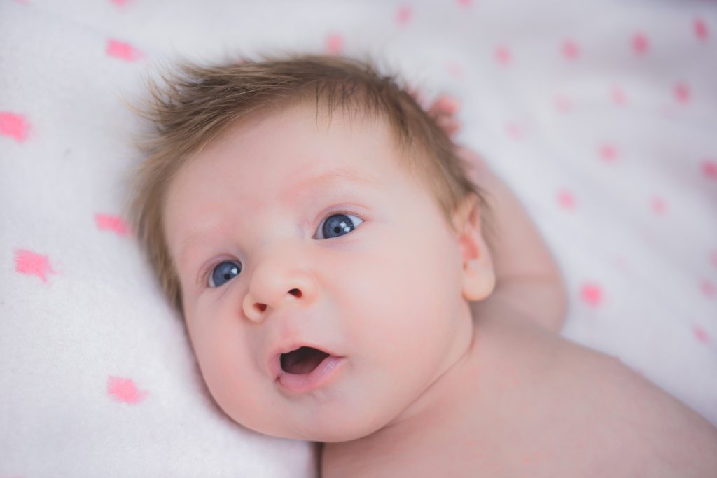 Surprised baby - free stock photo