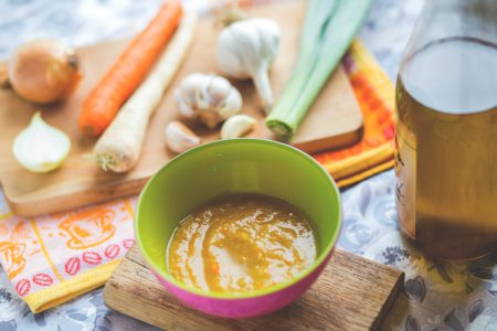 Vegetable soup - free stock photo