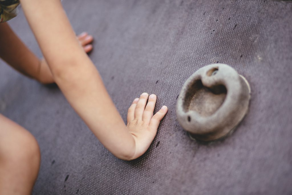 Child climbing - free stock photo