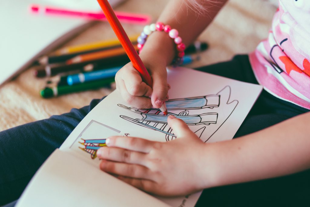 Child drawing - free stock photo