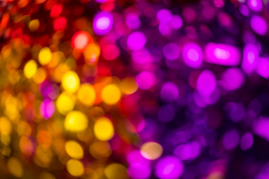 Colorful bokeh - free stock photo