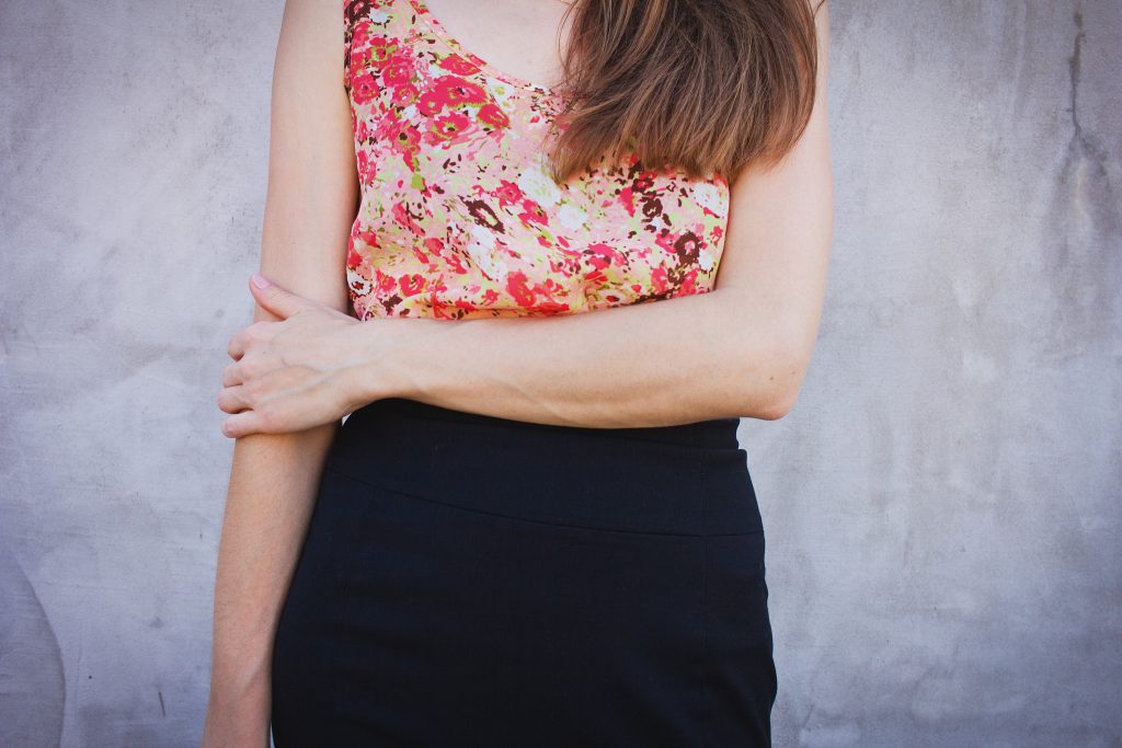 Elegant woman standing - free stock photo