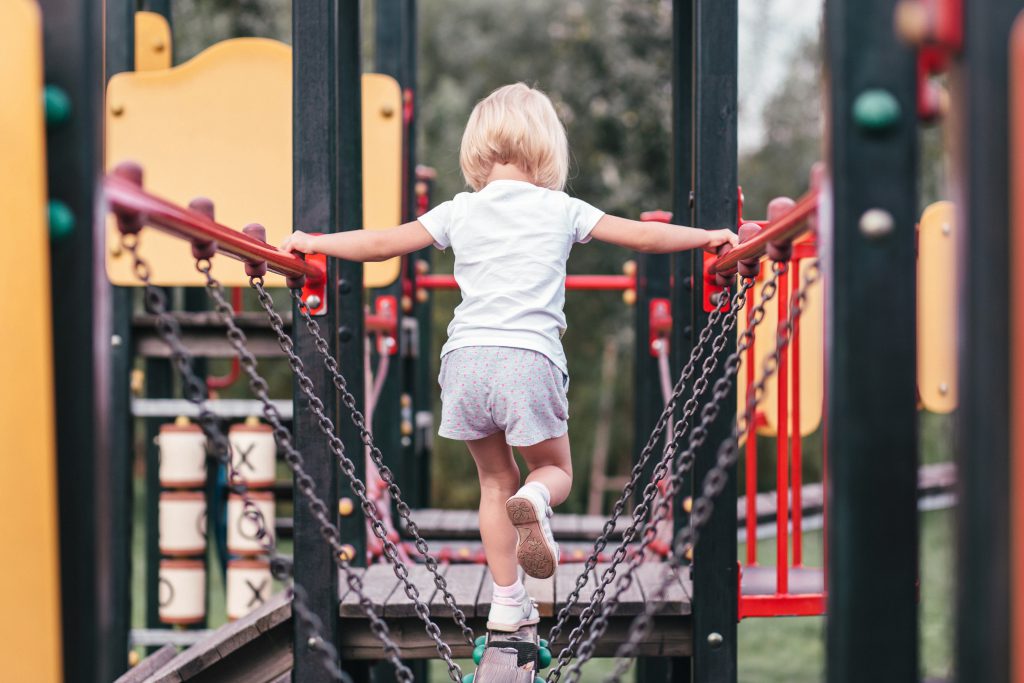 Girl at the playground - free stock photo