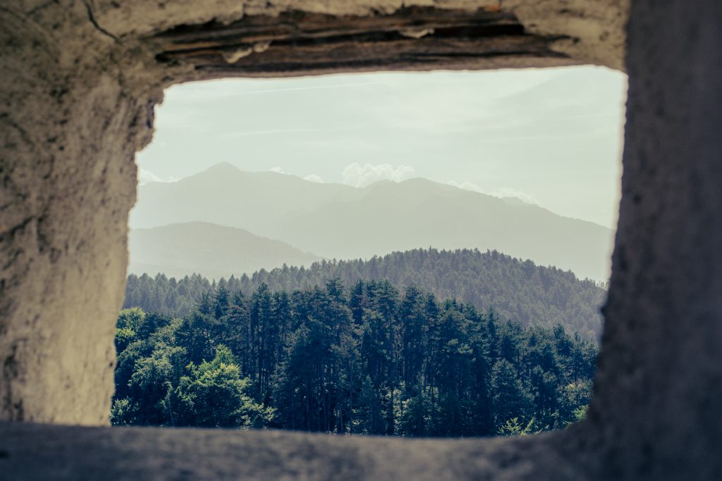 Fortress window view - free stock photo