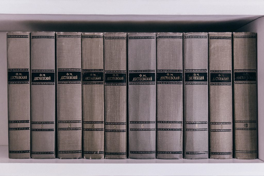 Old series of books 2 - free stock photo