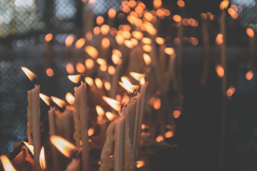 Votive candles 3 - free stock photo