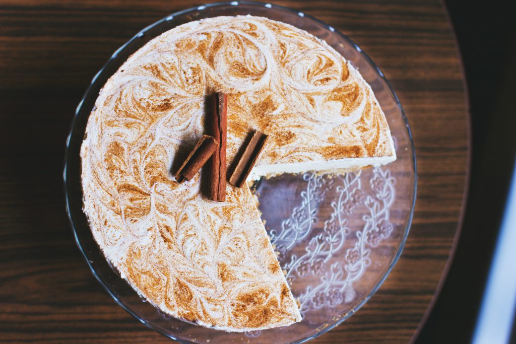 Cinnamon cheesecake 2 - free stock photo