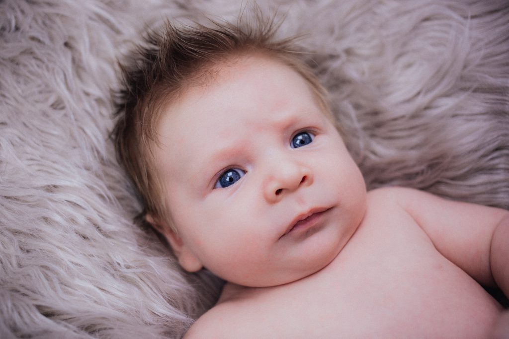 Cute baby stare - free stock photo