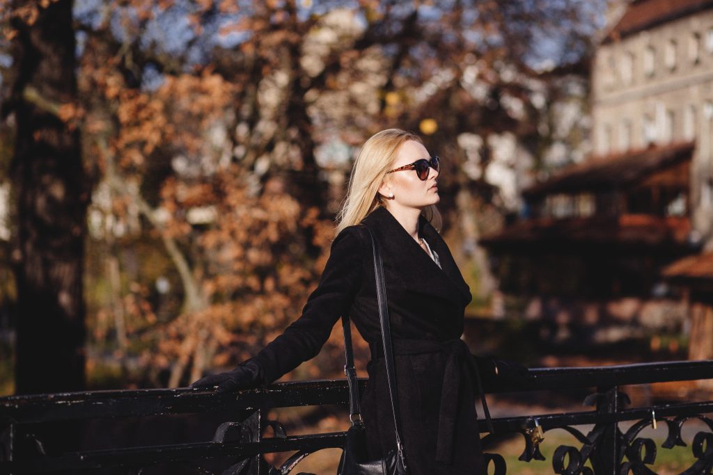 Street style shoot in park - free stock photo