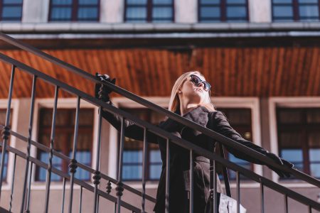 Street style shoot on stairs - free stock photo