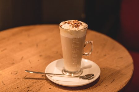 Caramel latte - free stock photo