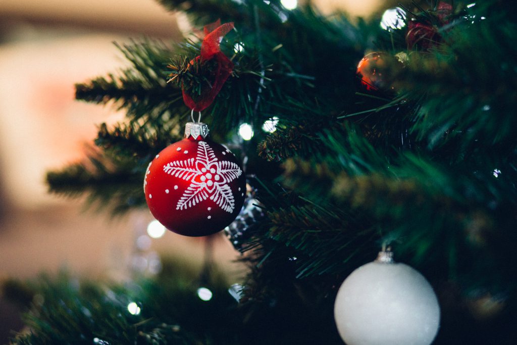 Christmas baubles - free stock photo
