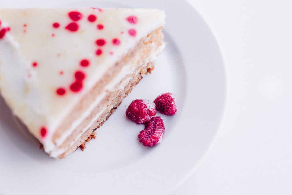 Raspberry cake - free stock photo