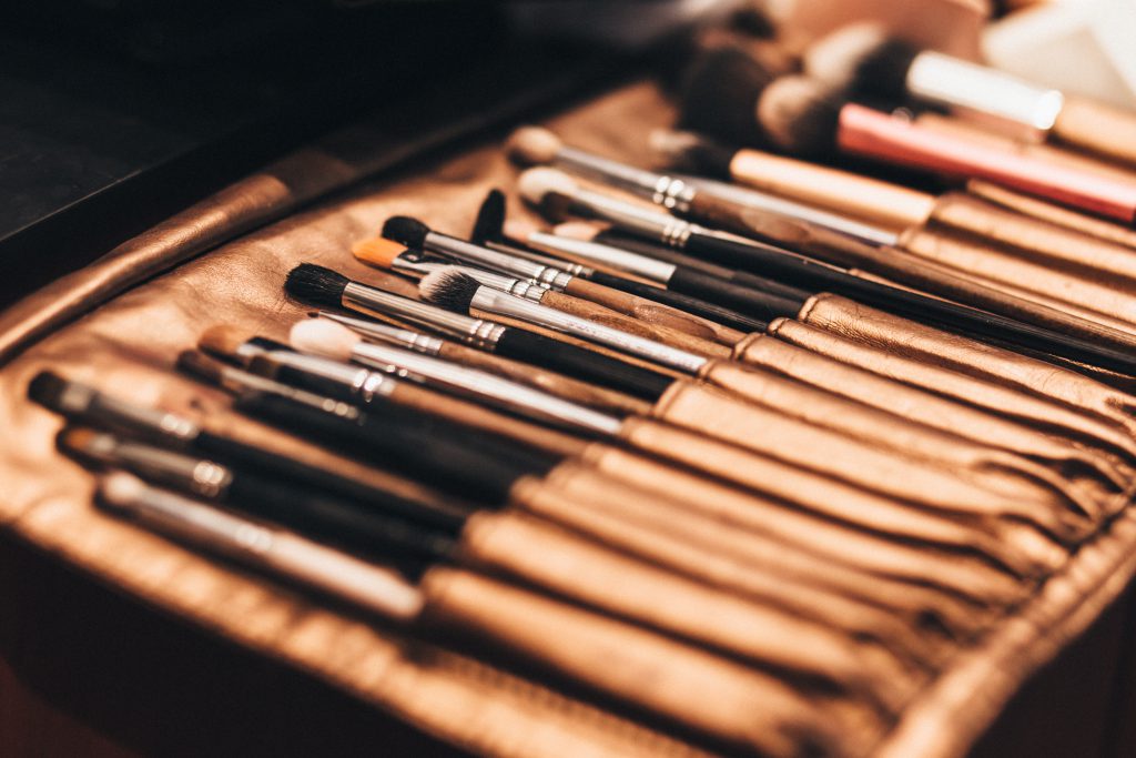 Makeup brush set 2 - free stock photo