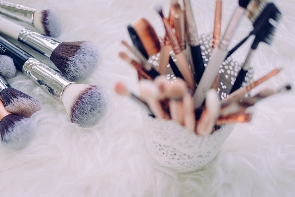 Makeup brushes - free stock photo