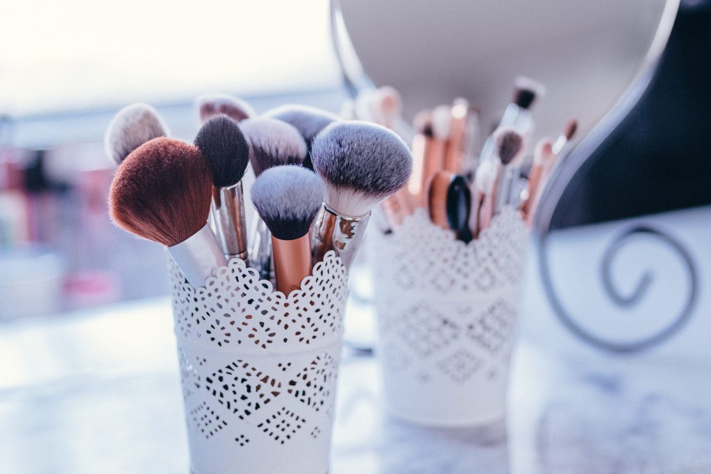 Makeup brushes 2 - free stock photo