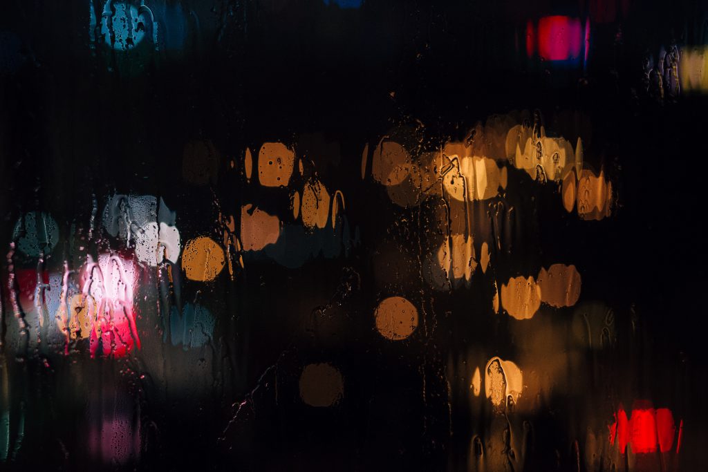 Rain bokeh 2 - free stock photo