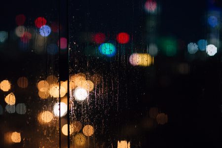 Rain bokeh 4 - free stock photo