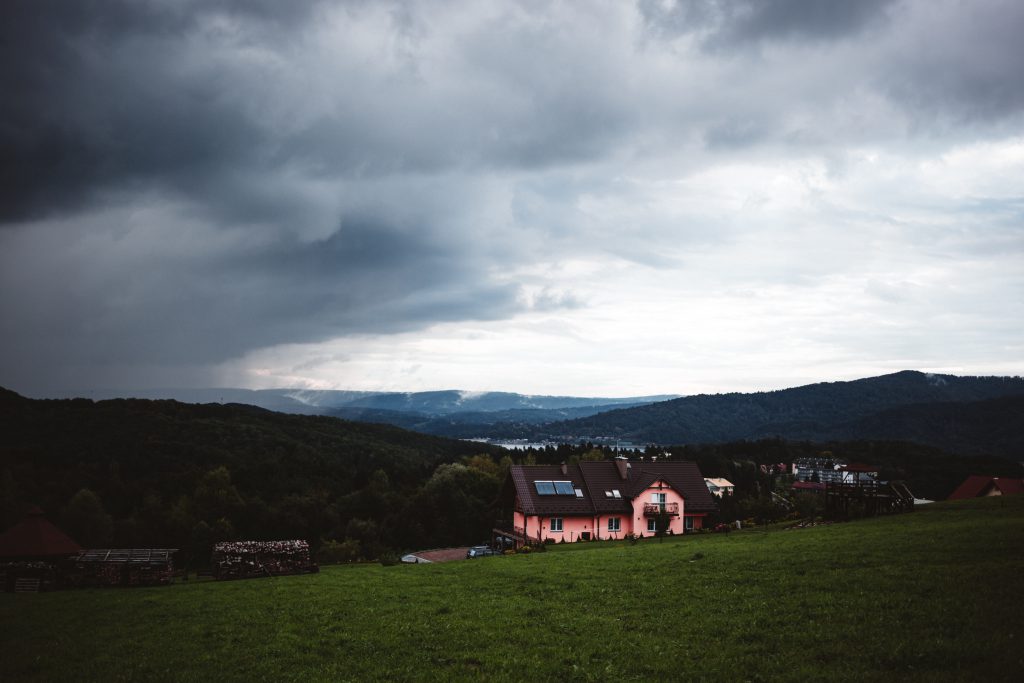 Storm approaching in Bieszczady Mountains - free stock photo
